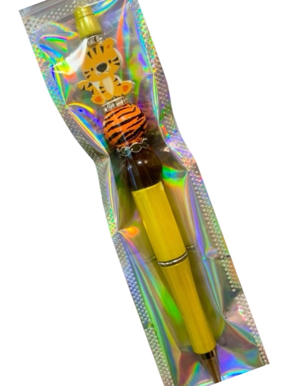 Tiger Themed Yellow and Black Pen